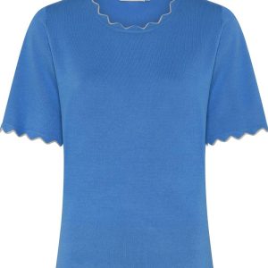 T-shirt Strik – Waves – Dazz Blue – Micha – Micha