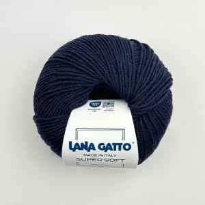 Super Soft - 100% Extrafine Merino - Dark Navy Melange - 20588