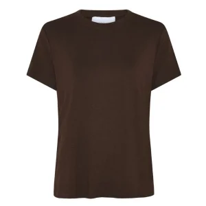 Line T-shirt - Dark brown - La Róuge