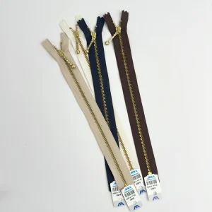 Lynlåse - Guld - 25 cm (4 mm)