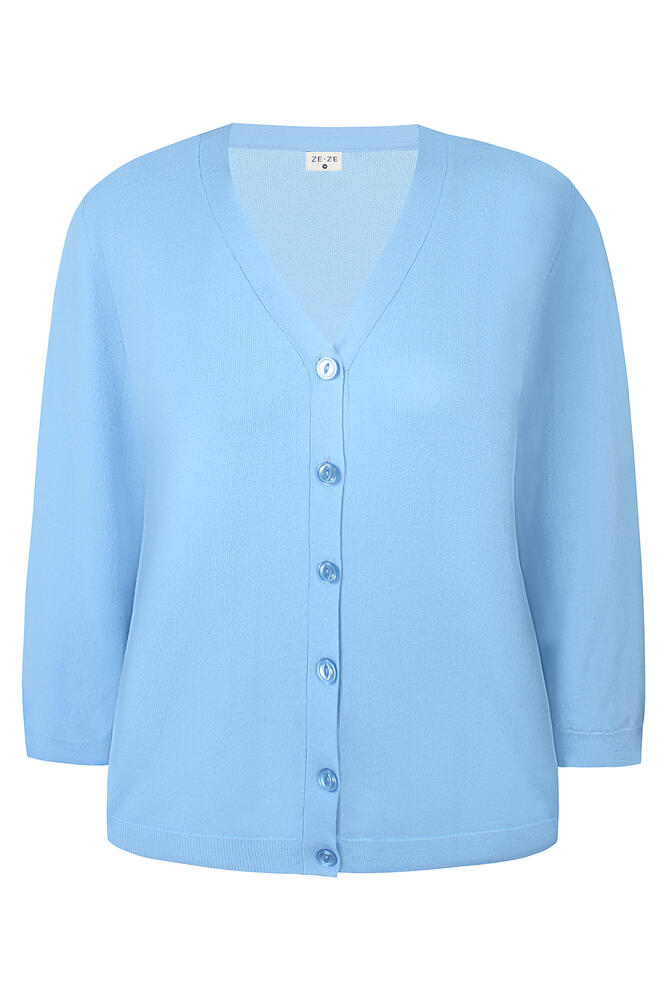 Cardigan – Kora – Blå – ZE-ZE – ZE-ZE - Billede 2