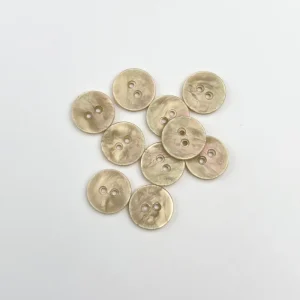Knap - Plastik - Pearl - 18 mm