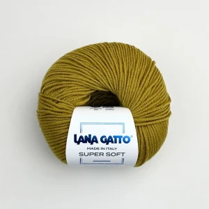 Super Soft - 100% Extrafine Merino - Golden Olive - 8564