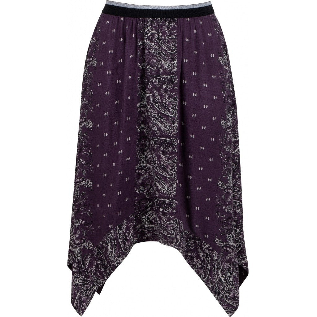 Adia – Nederdel – Adaisha – Eggplant – L – Adia - Billede 2
