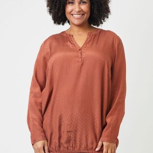 Adia – Bluse – Adannis – Leather Brown – Xs/38-40 – Adia