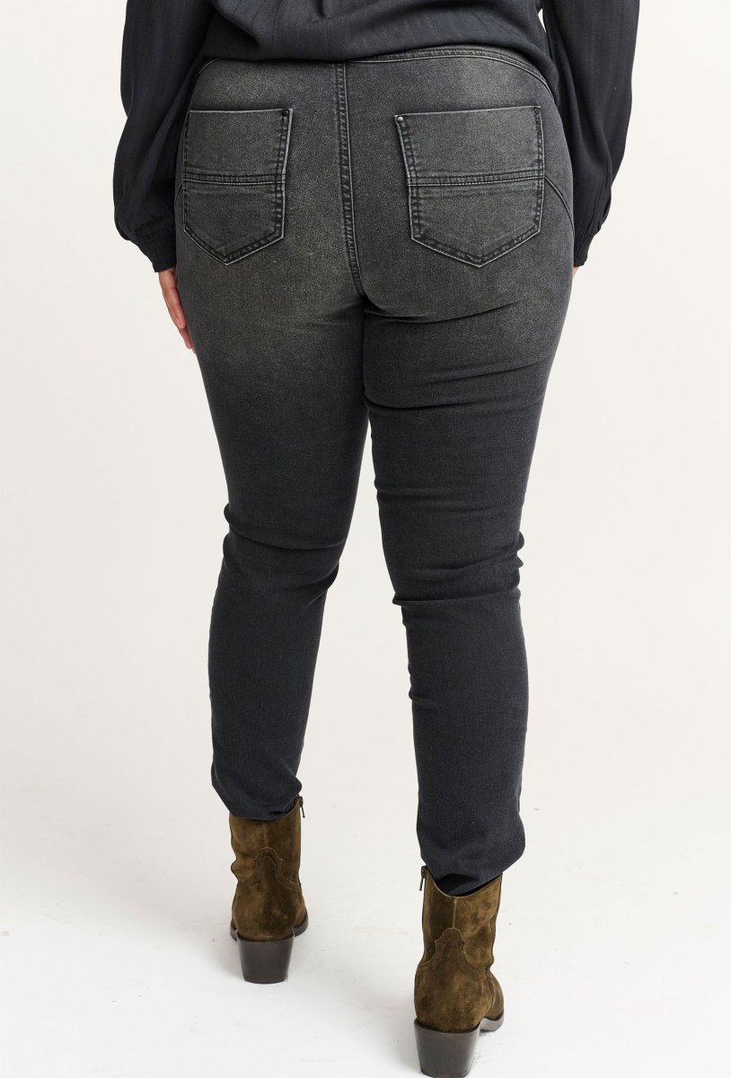 Adia – Jeans – Adjeans Milan 7/8 – Black – 50 – Adia - Billede 2