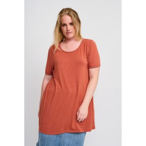 Adia – T-shirt – Adlidia – Burnt Orange – Xs/38-40 – Adia