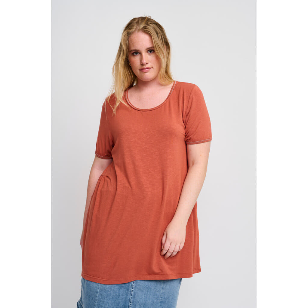 Adia – T-shirt – Adlidia – Burnt Orange – Xs/38-40 – Adia