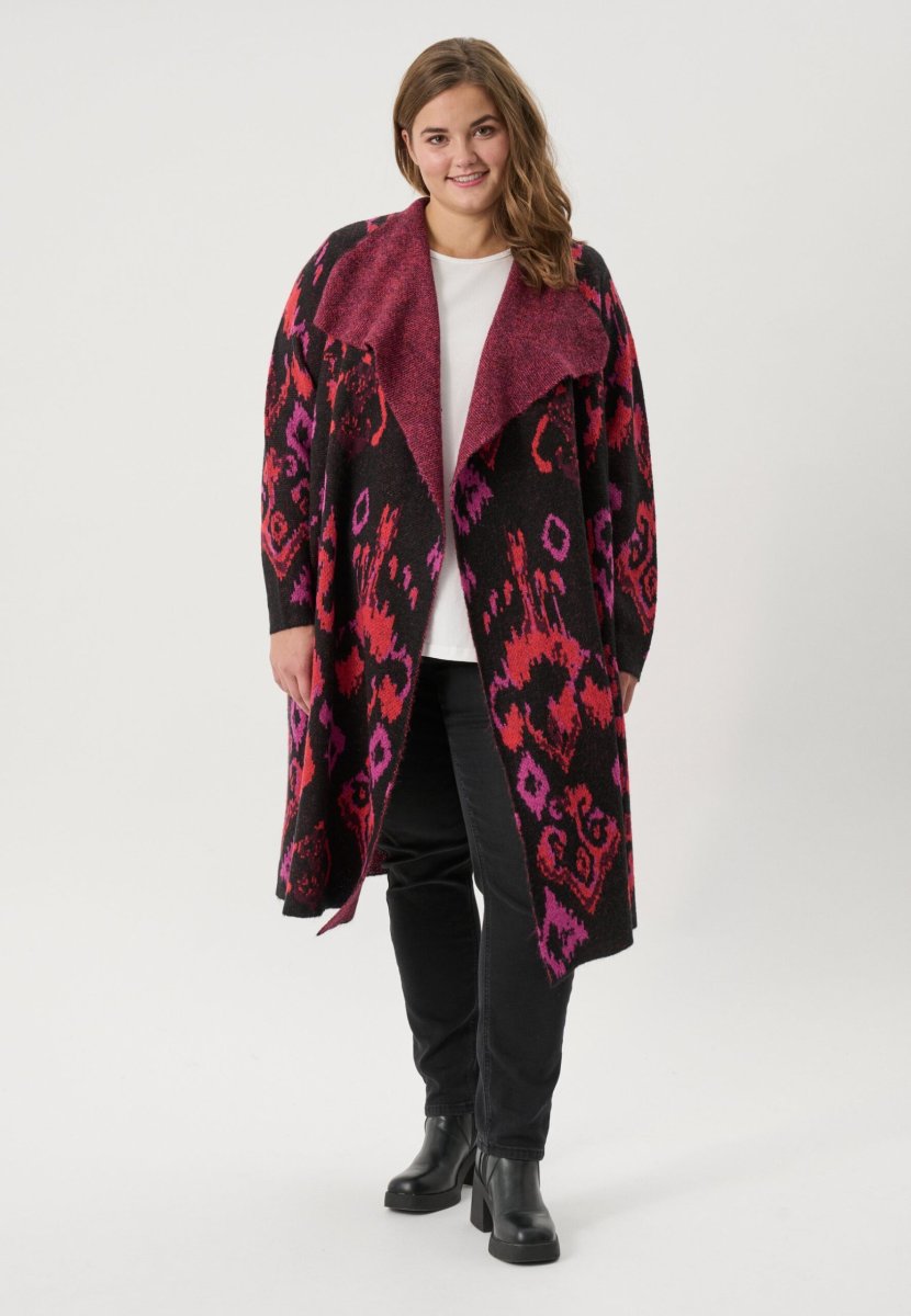 Adia – Cardigan – Adrosalinda – Wine Red – Xs/38-40 – Adia - Billede 2