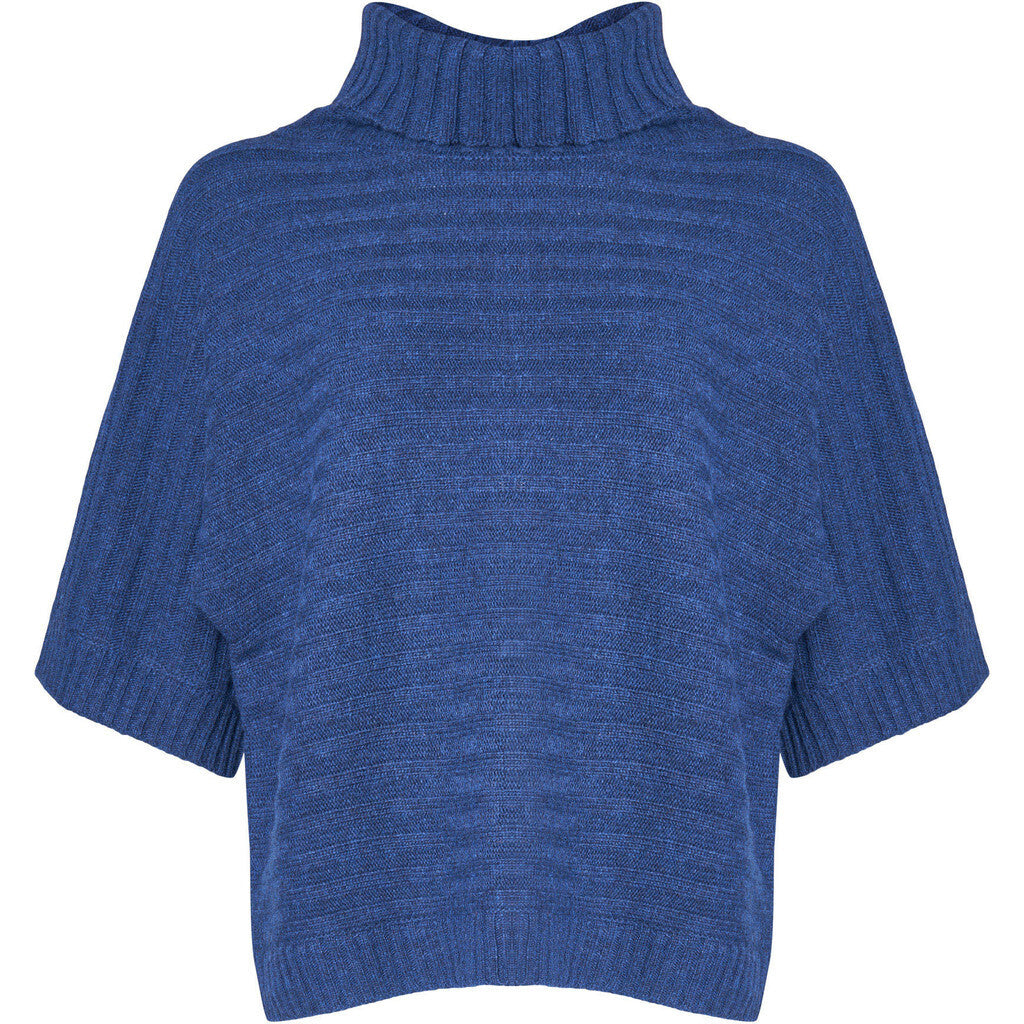 Alba – Navy Melange – Bluse – S – Lind - Billede 2