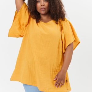 Adia – Skjorte – Bergdis – Cumquat Orange – Xs/38-40 – Adia