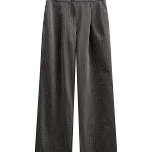 Bukser – FQWidy – Dark Grey Mel/Star Off-White – FREEQUENT – FREEQUENT