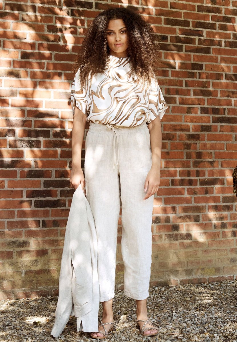 Etharleen – Cashew Brown – Bluse – 36 – Elton - Billede 2