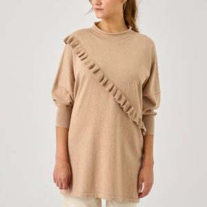 Lilisbet – Light Camel Melange – Bluse – Xl – Lind
