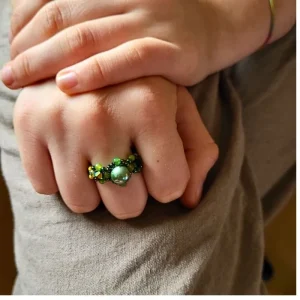 Shell ring – Elegant perlering med enkel glans