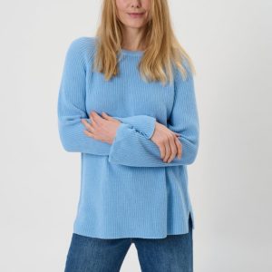 Malene – Light Blue – Bluse – S – Lind