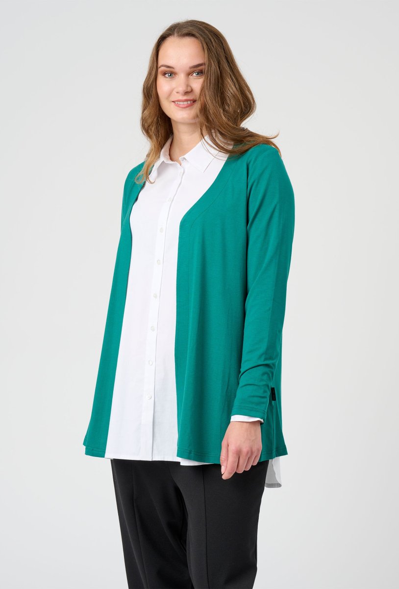 Pont Neuf – Cardigan – Pnclara – Dark Petrol – Xs/36-38 – Pont Neuf