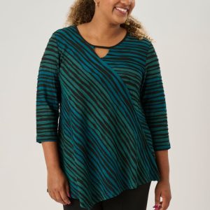 Pont Neuf – Bluse – Pnmagrethe – Petrol Blue – Xl/48-50 – Pont Neuf