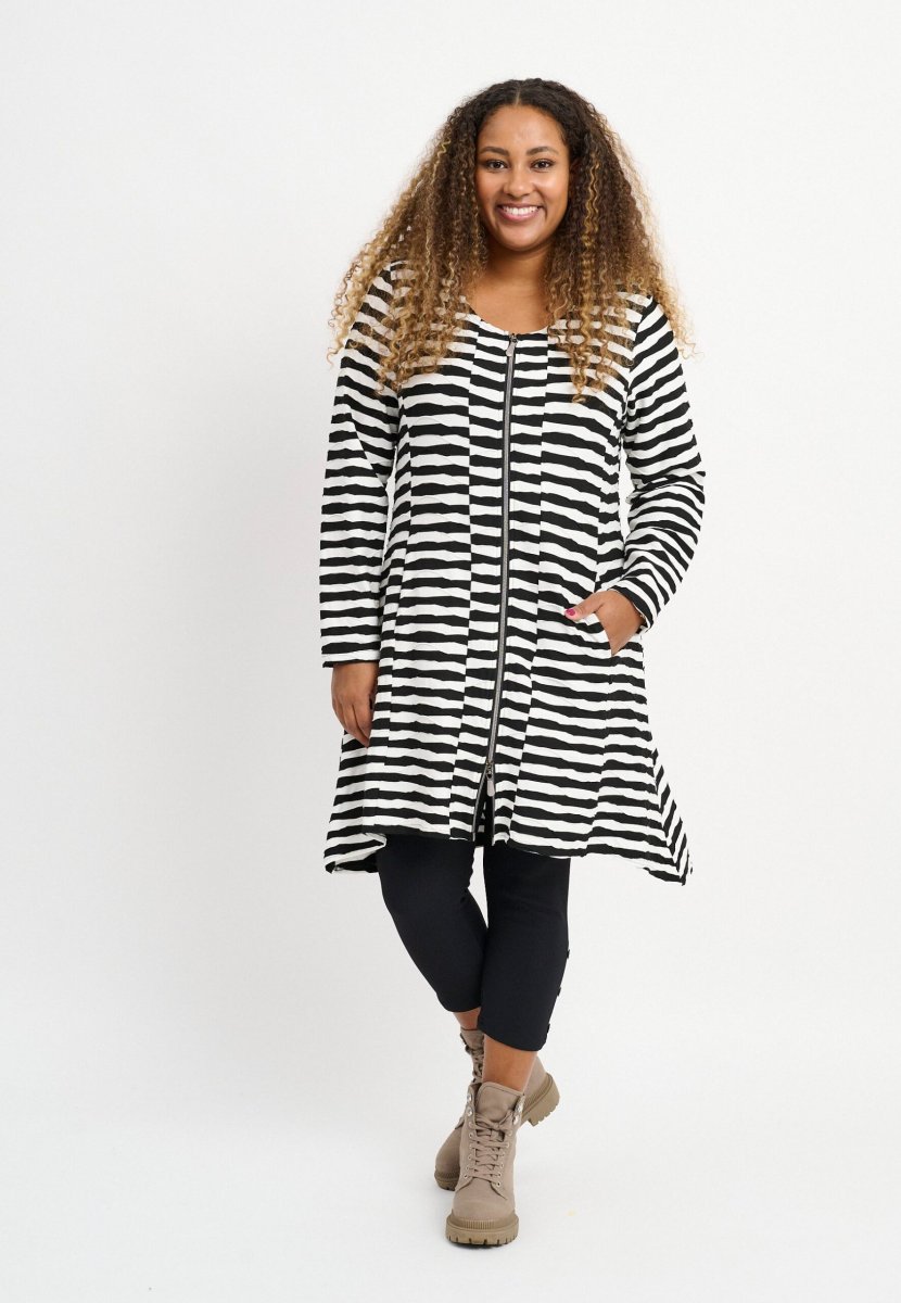 Pont Neuf – Cardigan – Pnmelissa – Black/white – Xs/36-38 – Pont Neuf - Billede 2