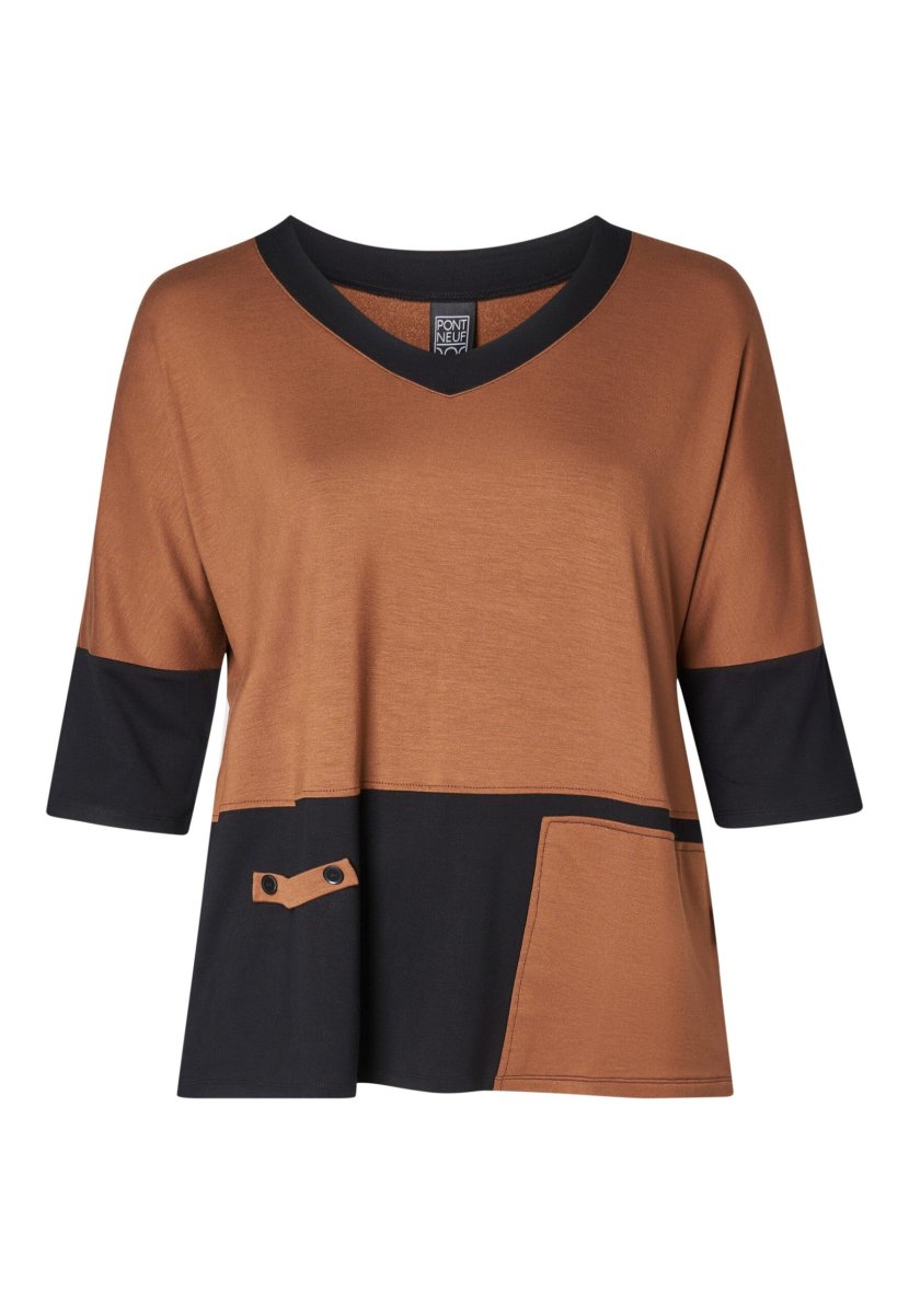 Pont Neuf – Bluse – Pn Rahil – Toffee – Xl/48-50 – Pont Neuf