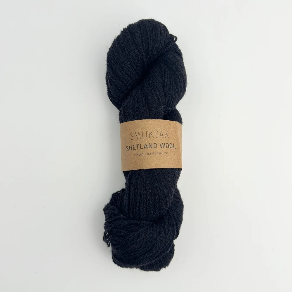 Shetland Wool - Very Black - SL103 - Billede 2