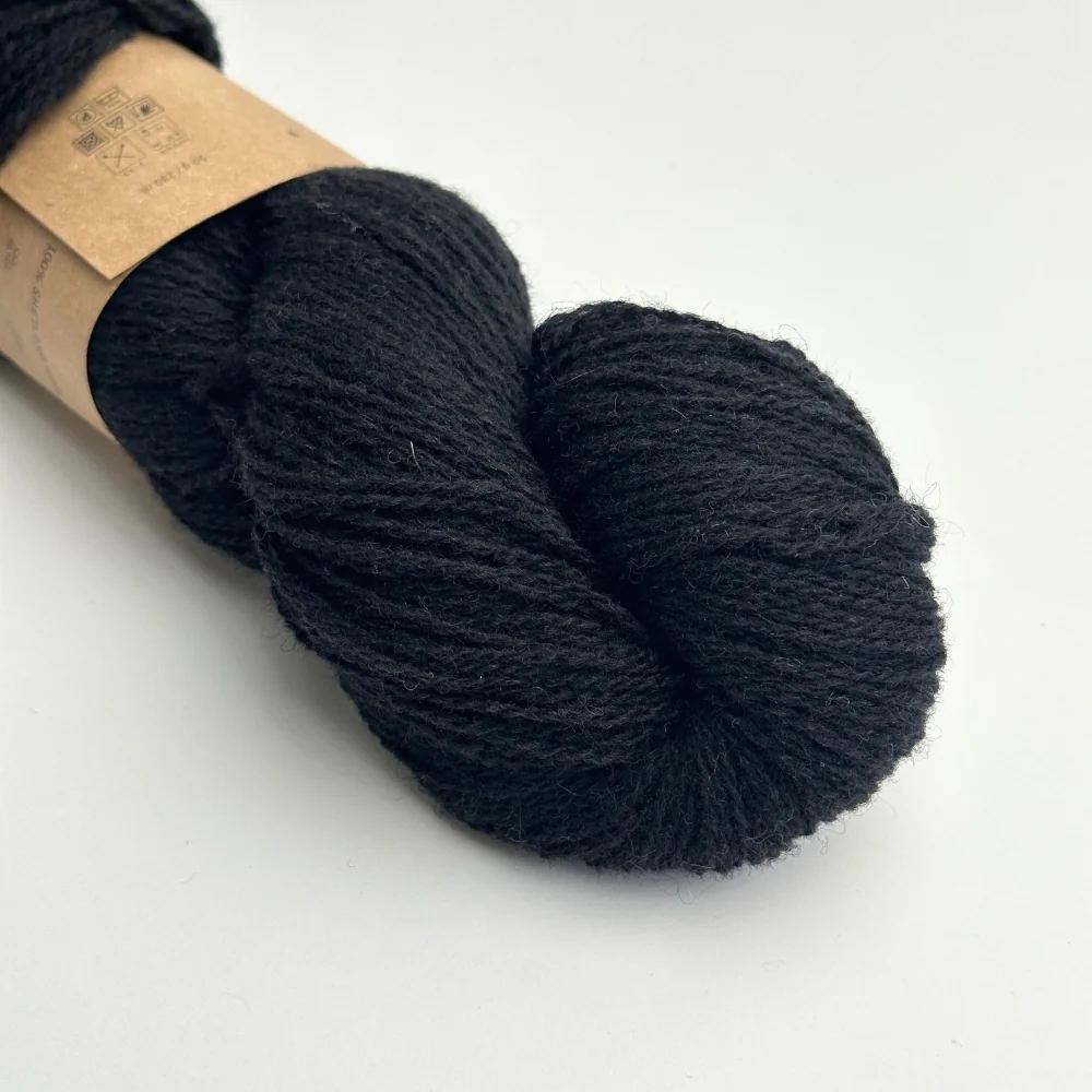 Shetland Wool - Very Black - SL103 - Billede 4
