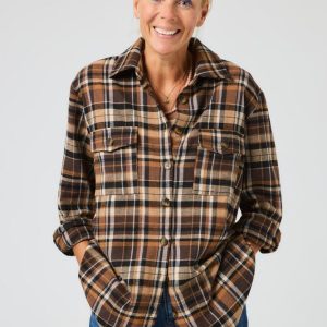 Skjorte – Skovhuggeren – Brown – Lene Beier X Lind – Lene Beier X Lind