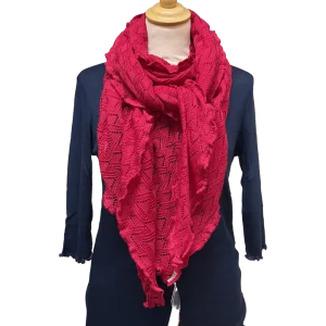 Susie tørklæde/sjal - Magenta - Invero