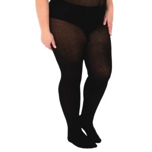 Black Cashmere Curvy – Vinter strømpebukser – Pamela Mann