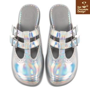 Chrome Crush Clogs – Flade sandaler – Hot Chocolate Design