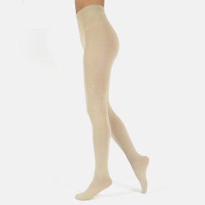 Oyster White Lima Cashmere Wool 150 denier – Cremefarvet vinter strømpebukser – Cette