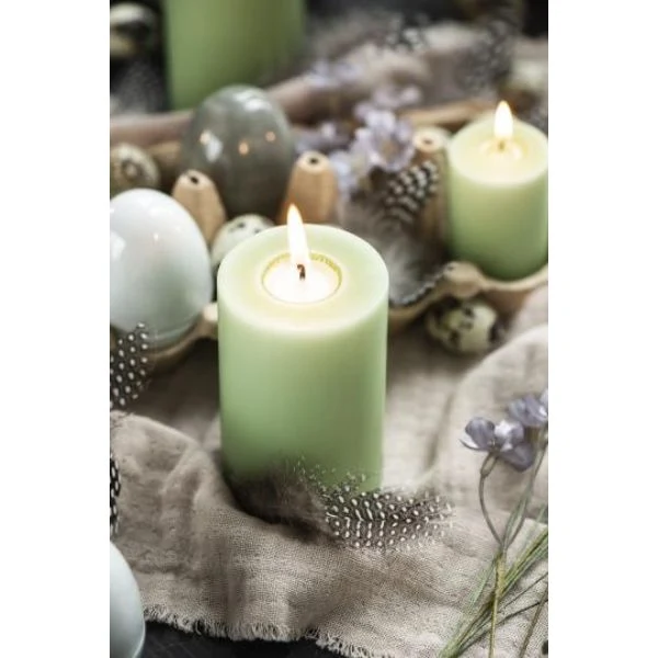 Bloklys H10 Ø6cm - Lysegrøn - 7610-84 - Ib Laursen - Billede 4